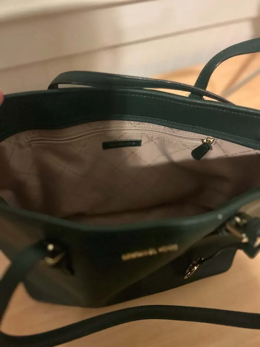 Michael Kors Jet Set Saffiano Leather Tote Bag